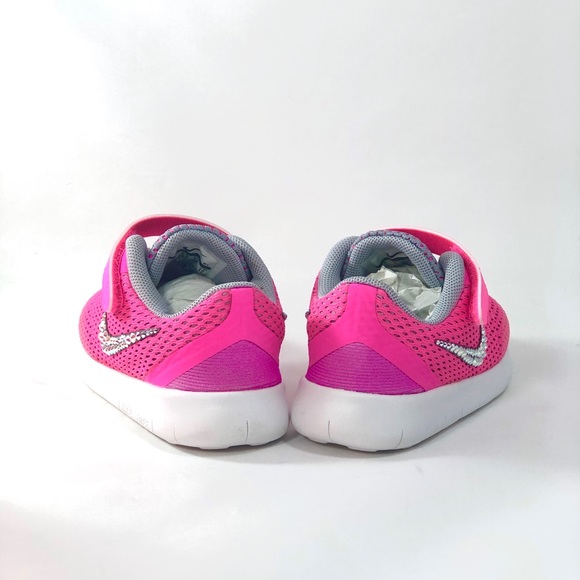 SOLD 💎 Bling Nike Free Run toddler girls size 6c - Picture 5 of 8
